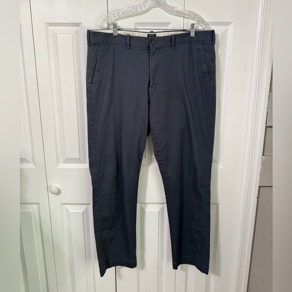 J Crew Men’s Flex Straight Leg Blue Chino Pants size 38 x 32 - Picture 5 of 6